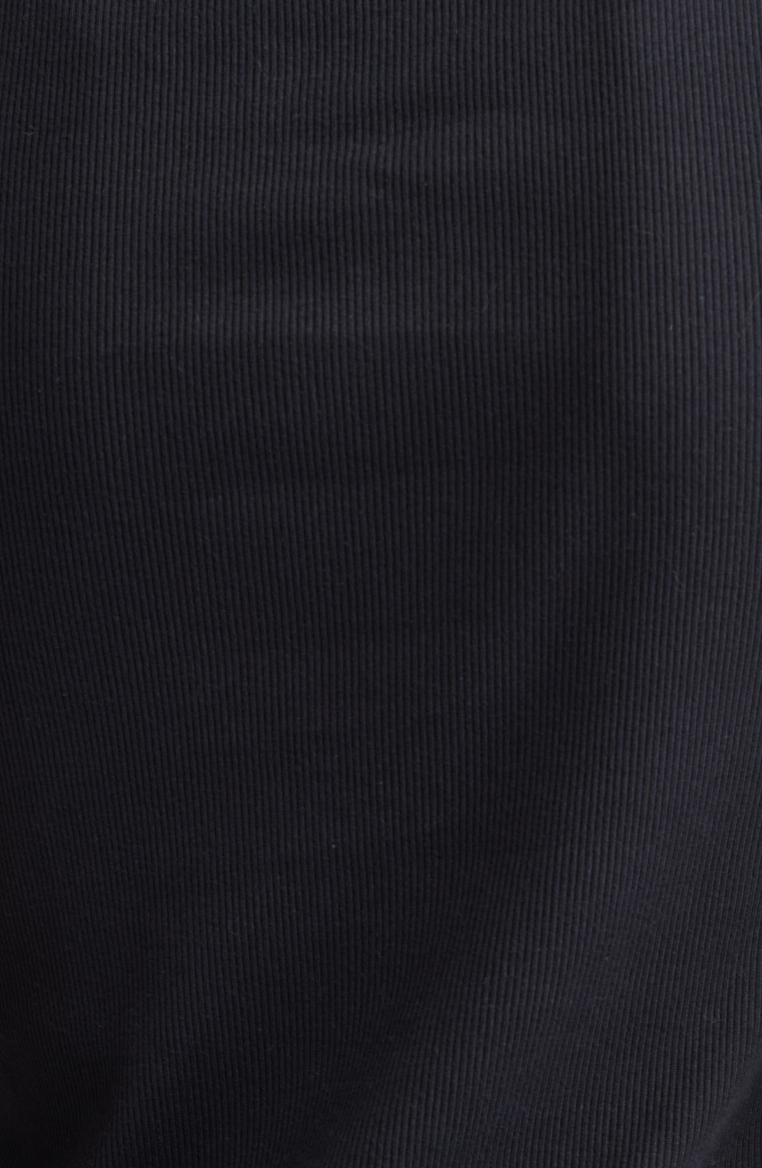 JW Anderson Anchor Logo Twist Strap Rib Tank Dress in 999 Black at Nordstrom - 6