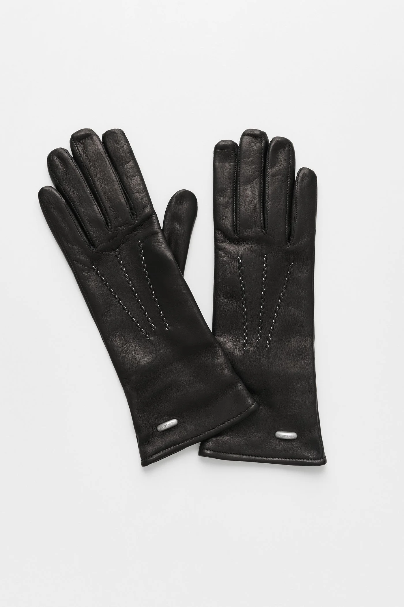 Her Gloves Black Leather - 1