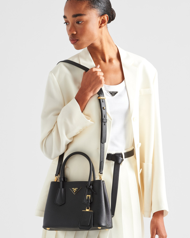 Prada Prada Double Saffiano leather mini bag outlook