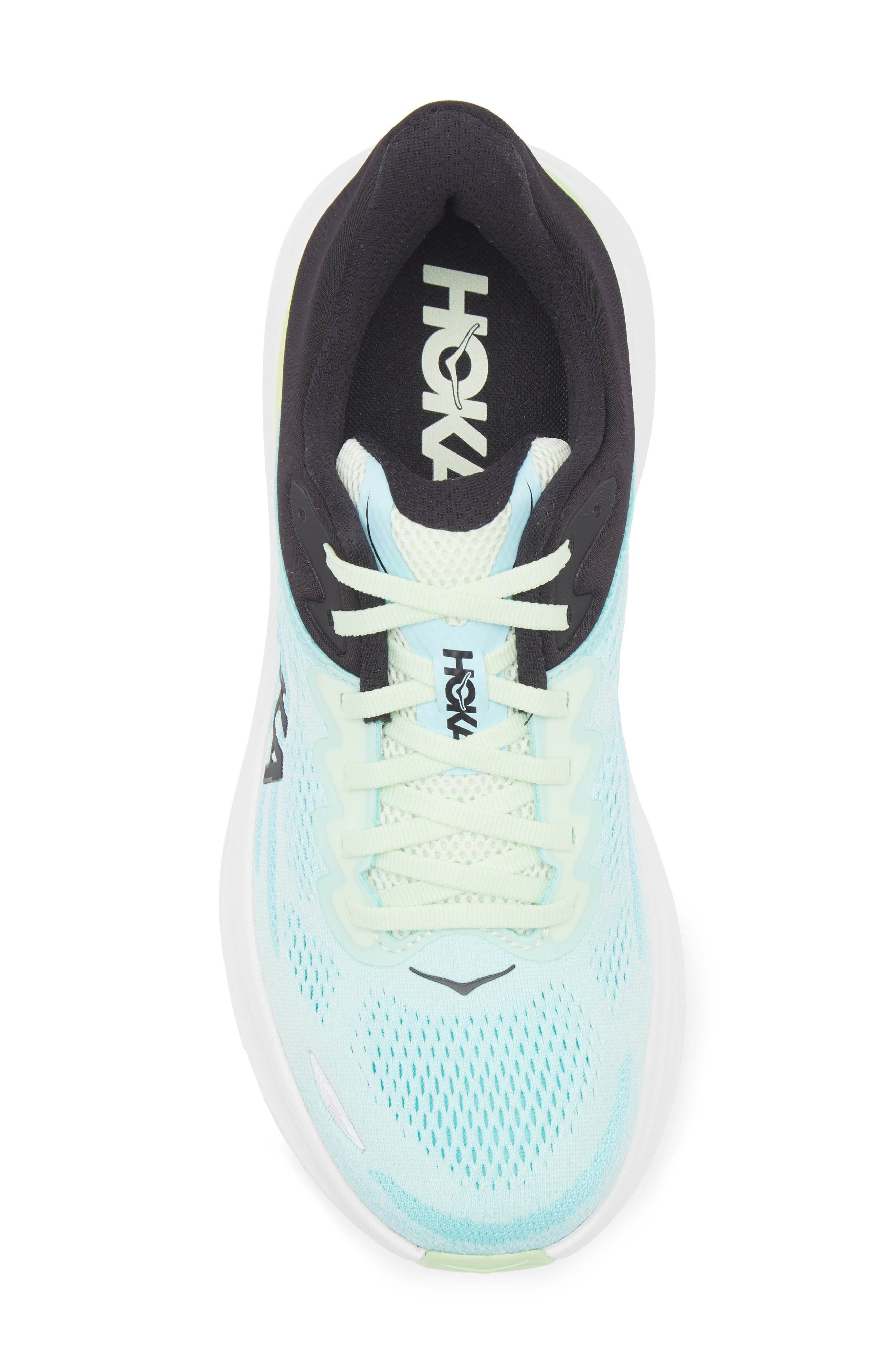 HOKA Bondi 9 Running Shoe in Luna Moth /Blue Spark at Nordstrom - 5