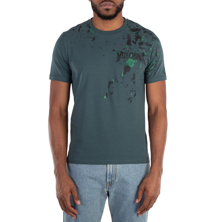 Moschino Painted Splatter Stretch Jersey T-Shirt - 3