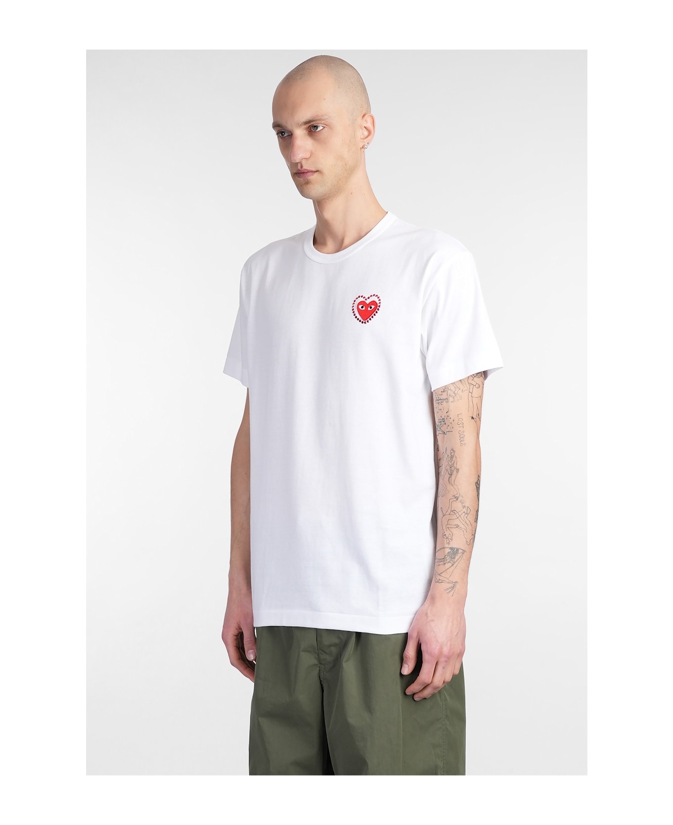 T-shirt In White Cotton - 4