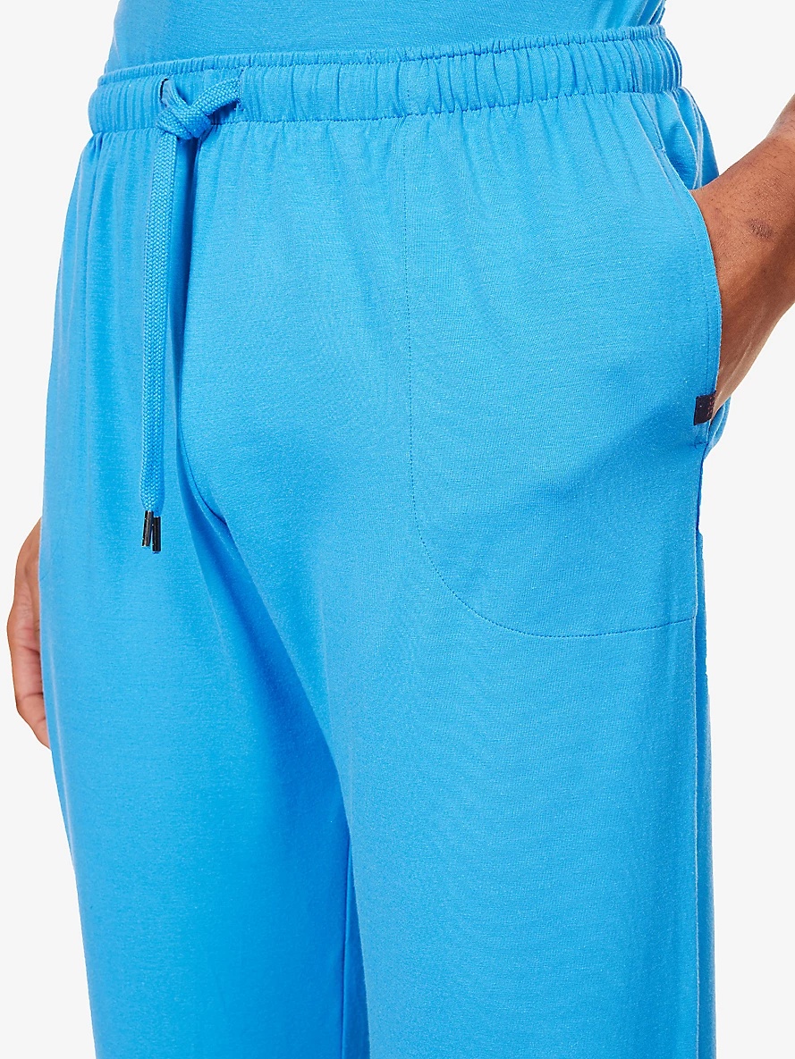 Basal mid-rise stretch-jersey pyjama bottoms - 5