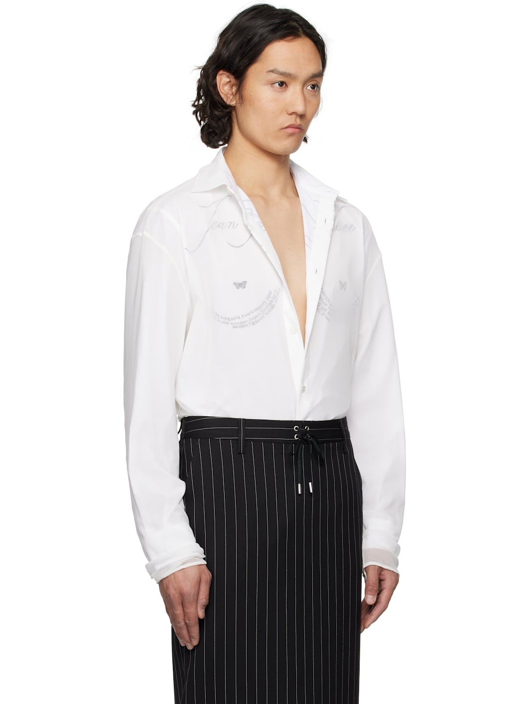White 'The Tattoo Poem' Shirt - 2