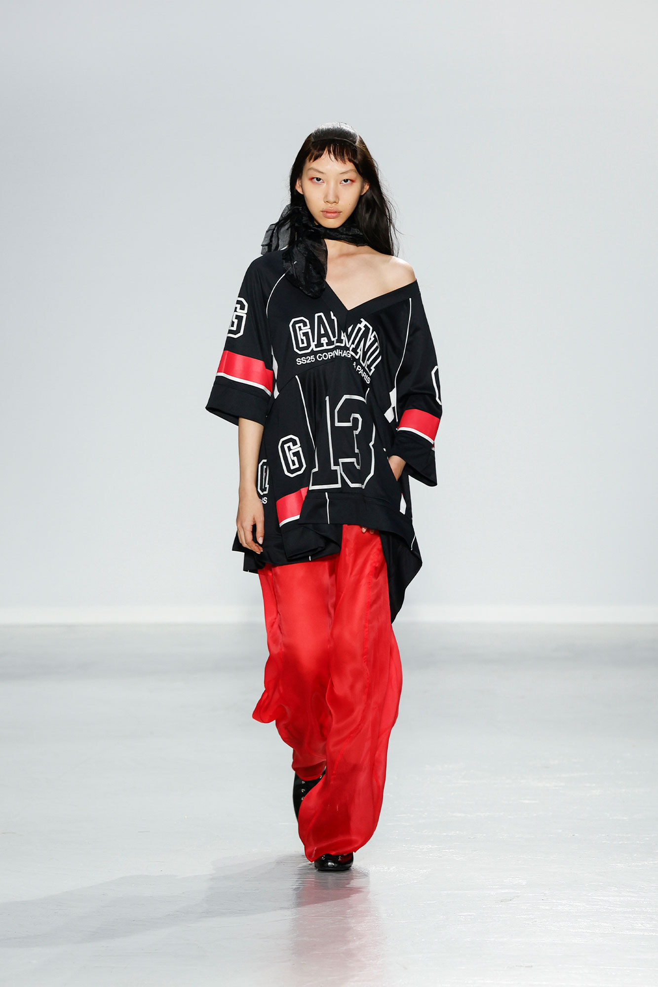 BLACK FUTURE MESH OVERSIZED MINI DRESS - 3