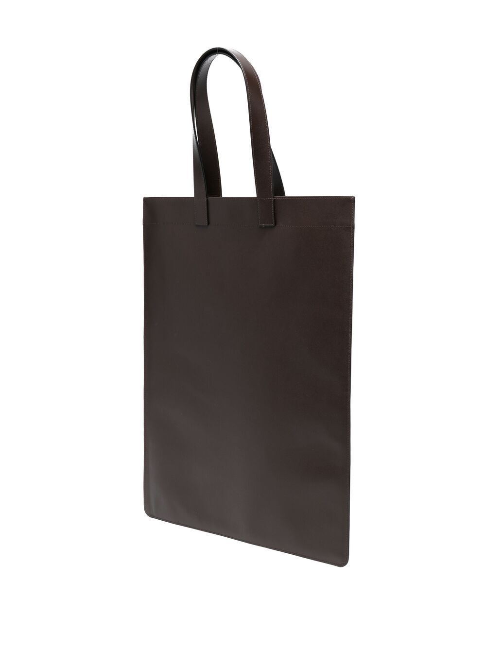 classic leather tote bag - 3