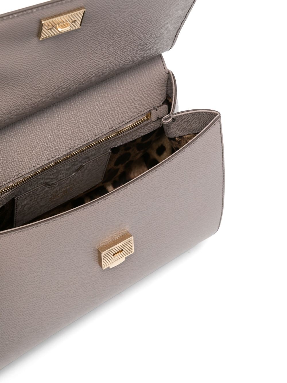 leather tote bag - 5
