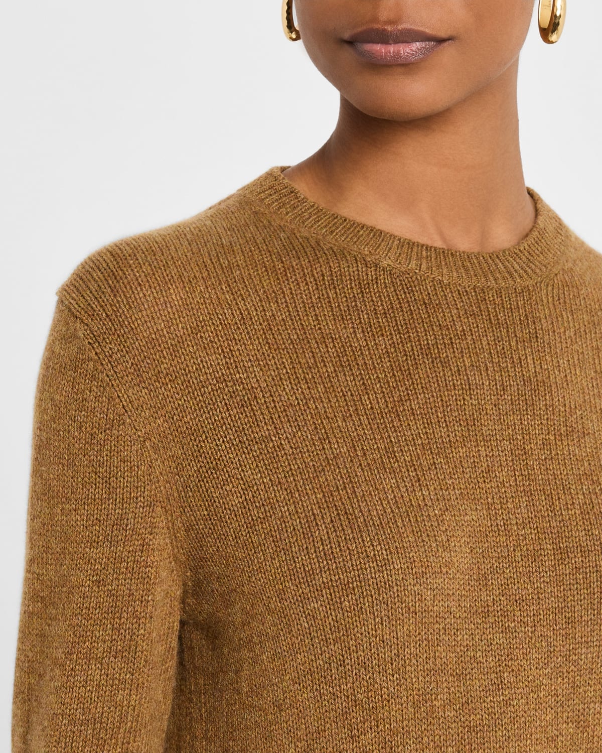 Fobello Crewneck Baby Cashmere Top - 5