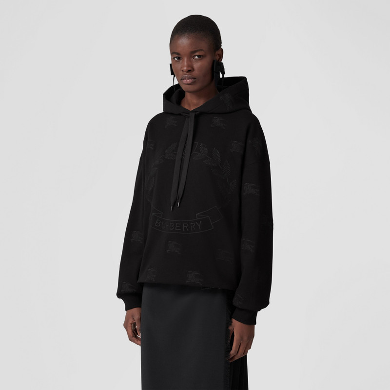 Embroidered EKD Cotton Oversized Hoodie 2