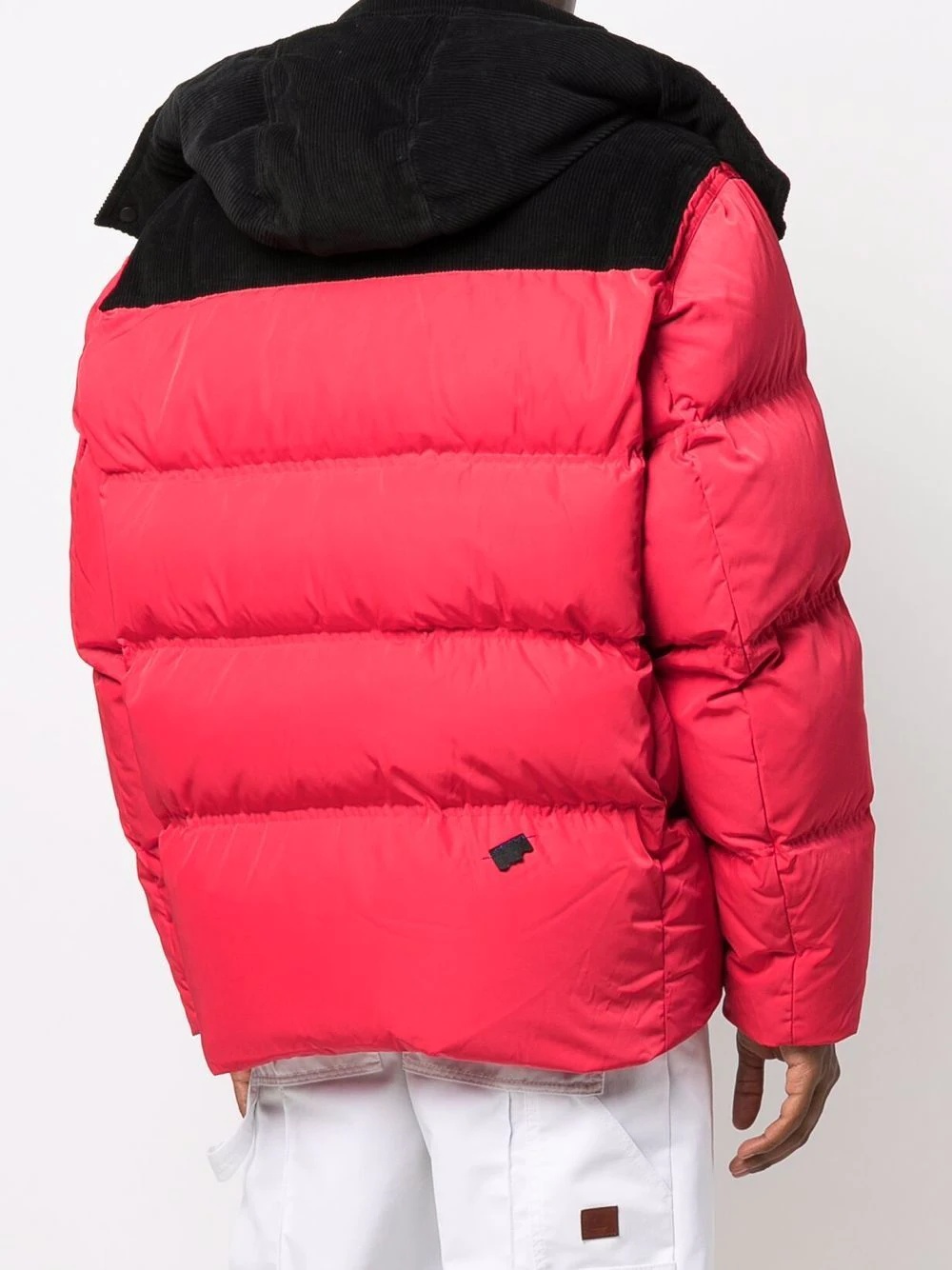 colour-block panelled padded jacket - 5