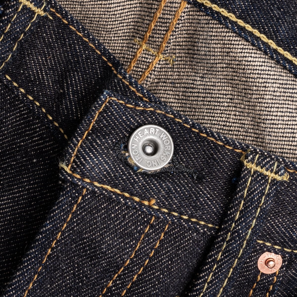 IH-666-SST 21oz Shinayaka Selvedge Denim Slim Straight Jeans - Indigo - 9