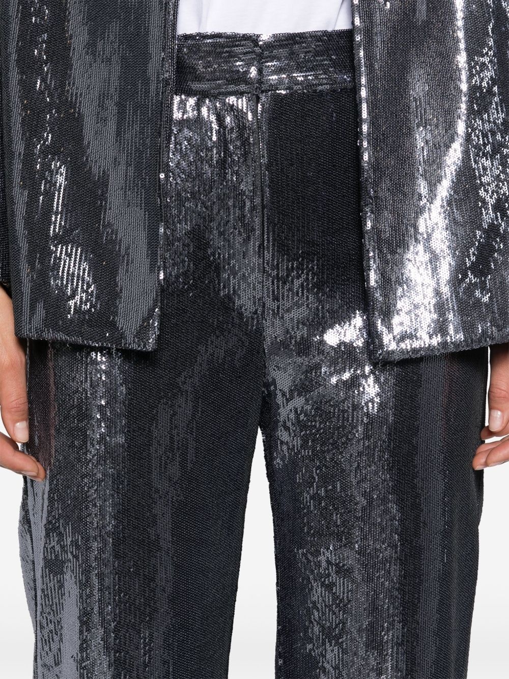 SAMSØE SAMSØE Agneta high-waist palazzo trousers | REVERSIBLE