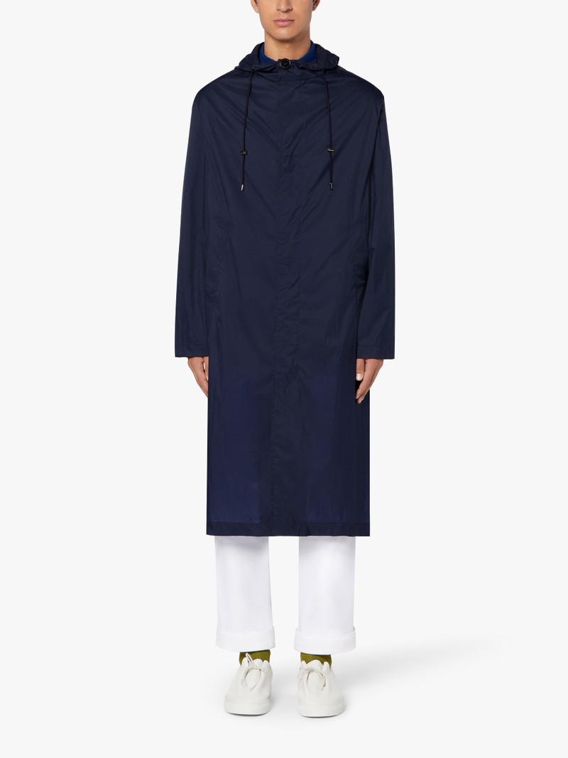 Mackintosh WOLFSON NAVY NYLON HOODED COAT | GMM-219 outlook