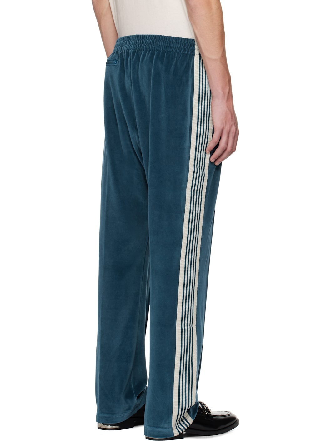 Blue Narrow Track Pants - 3