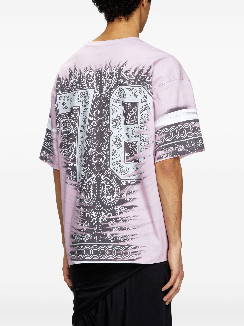 bandana-print T-shirt - 4