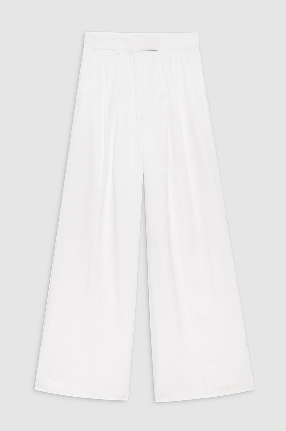 Lou Trouser - Ivory Linen Blend - 1
