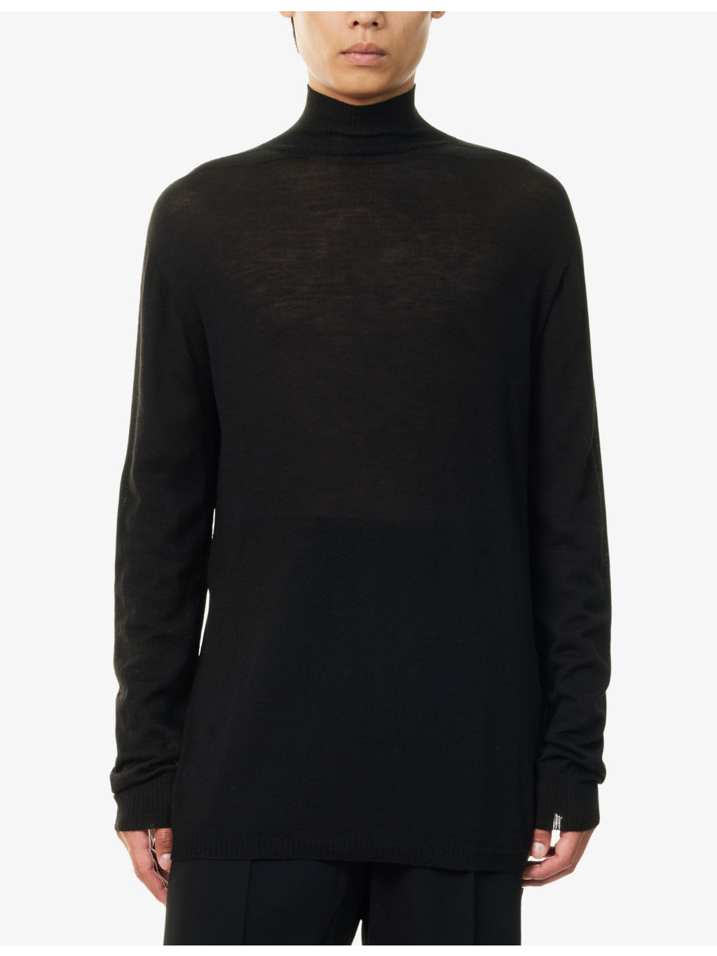Relaxed-Fit Turtle-Neck Wool-Knit Jumper - 3