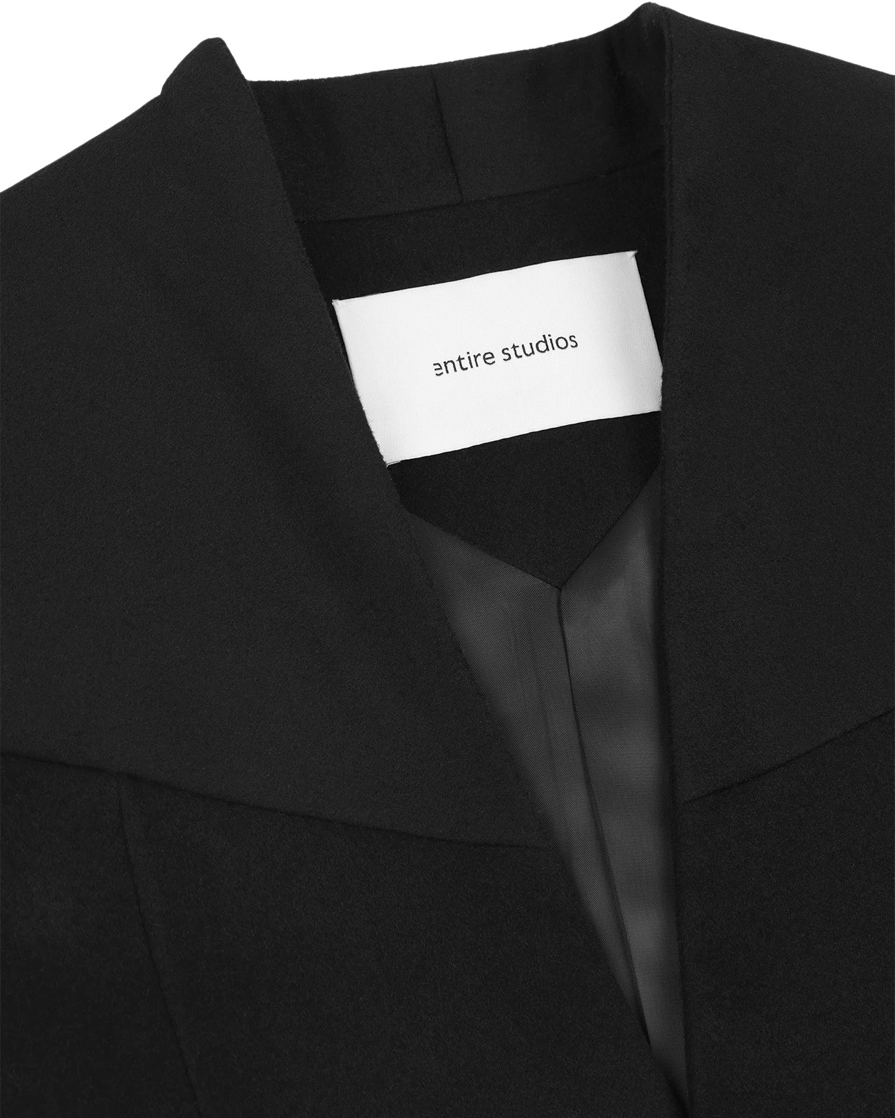 MUTE COAT BLACK WOOL - 6