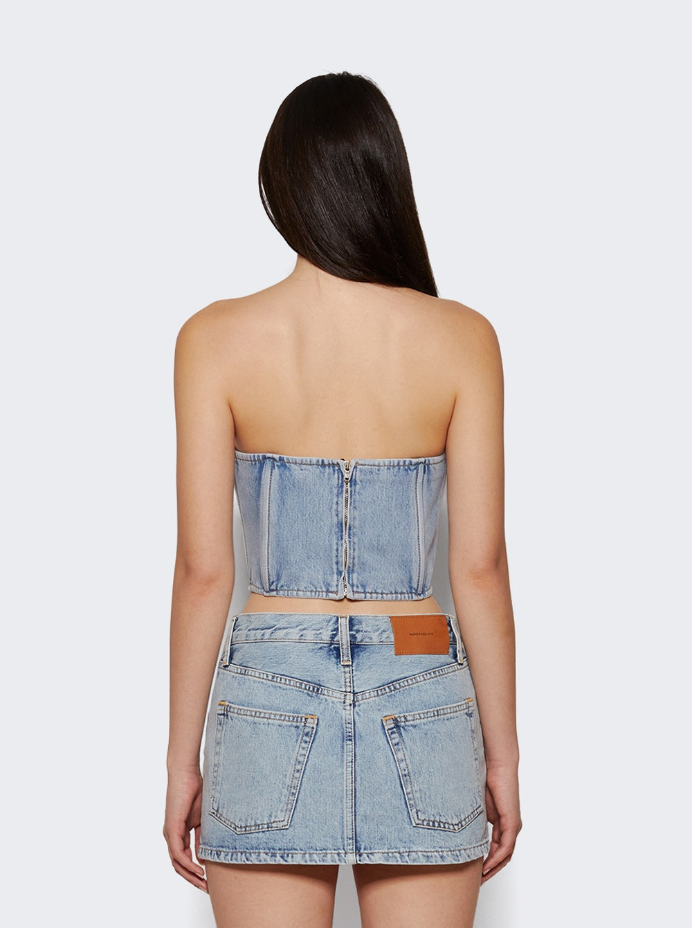 Denim Tube Top Blue - 4