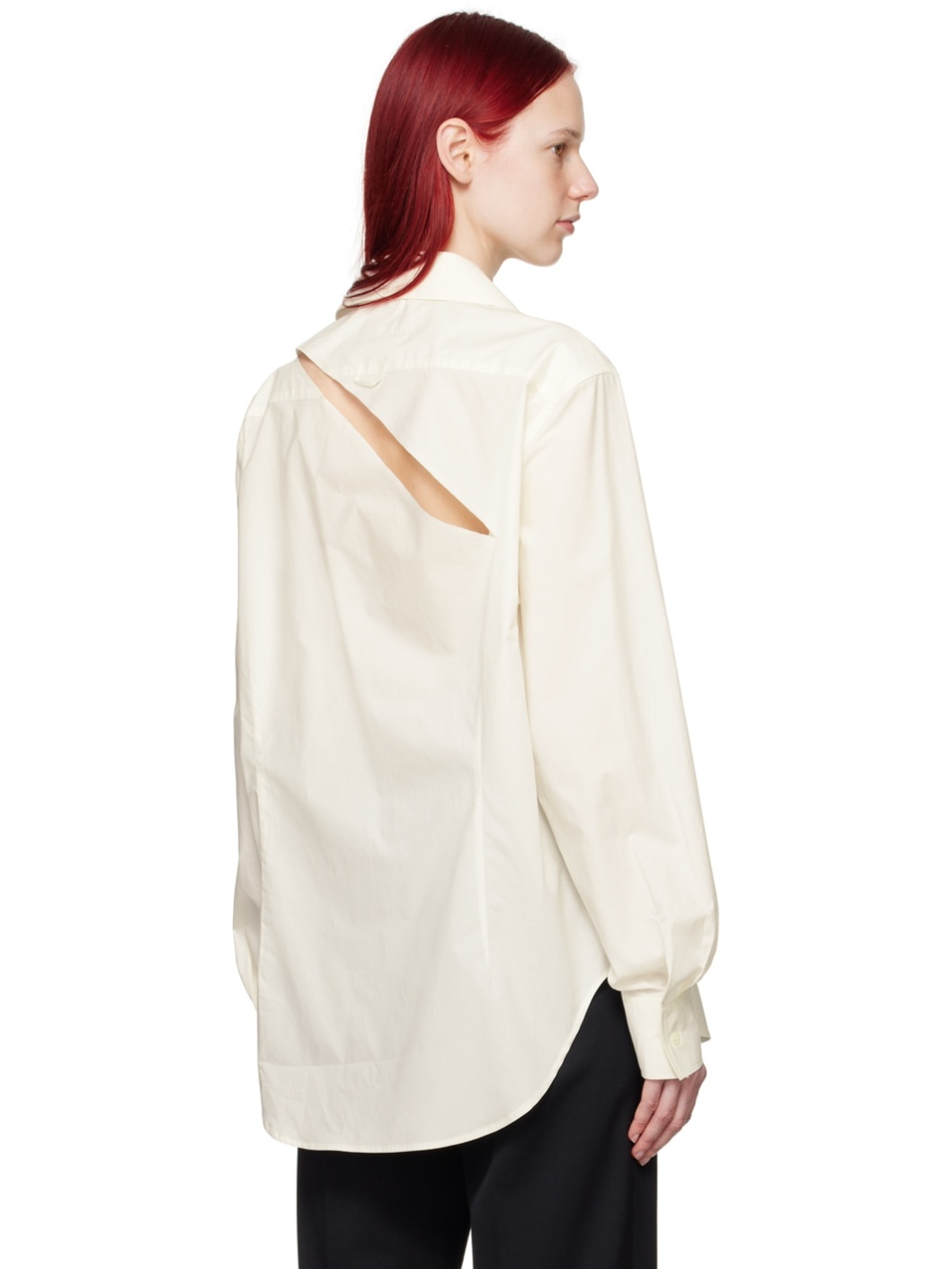 Off-White Cutout Shirt - 3