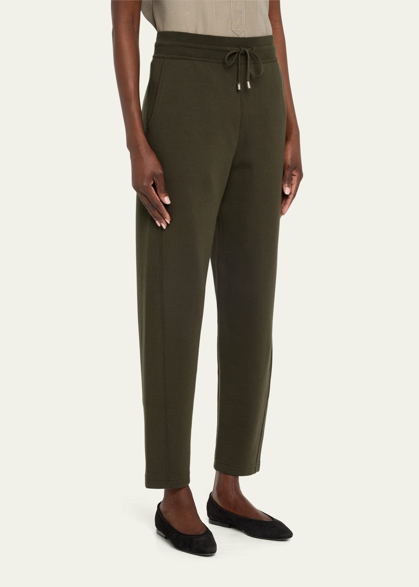 Viera Luxury Cashmere Fleece Drawstring Pants - 4