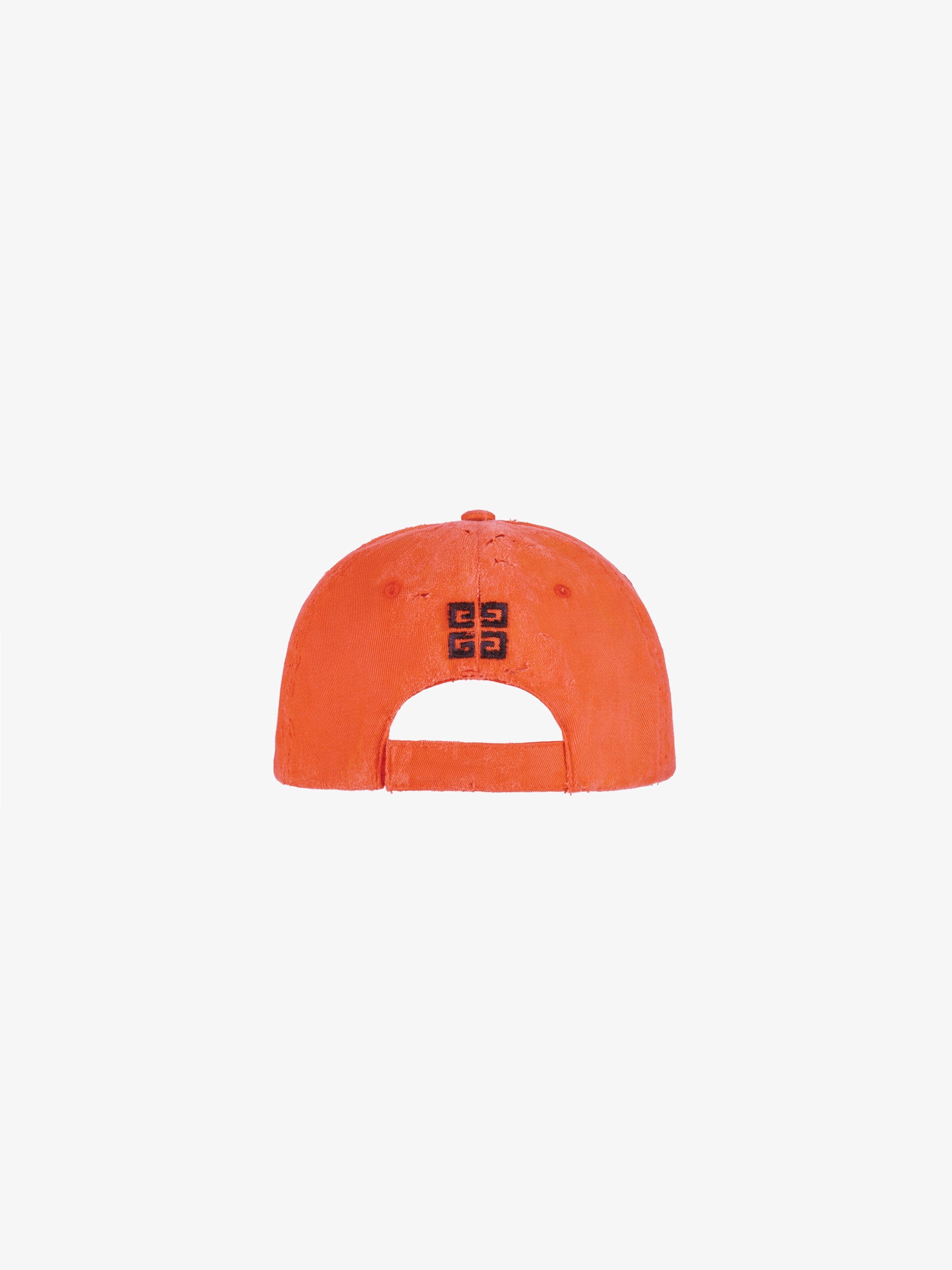 GIVENCHY EMBROIDERED CAP IN RIP AND REPAIR COTTON - 5