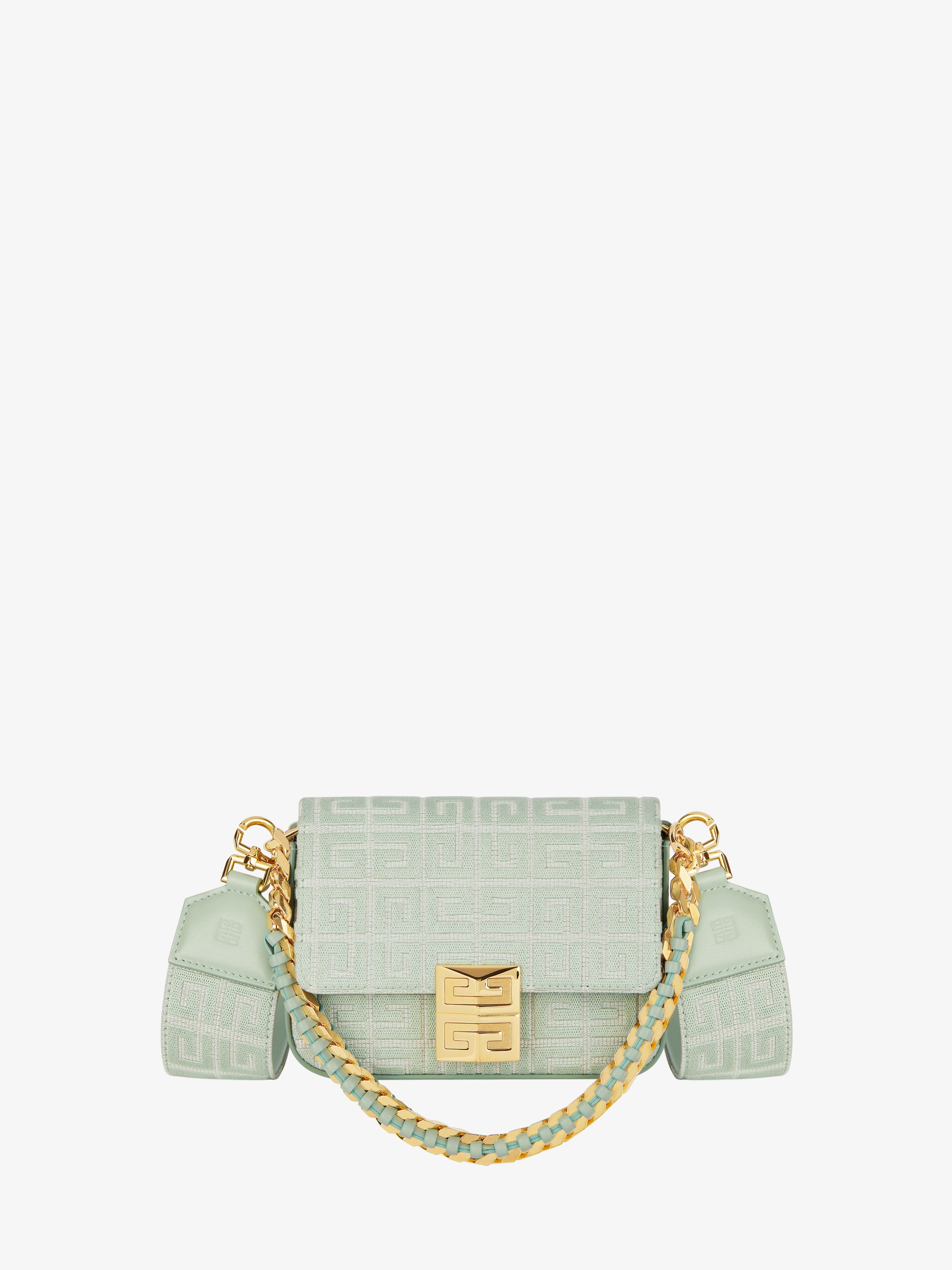 SMALL 4G BAG IN 4G EMBROIDERY WITH CHAIN - 1