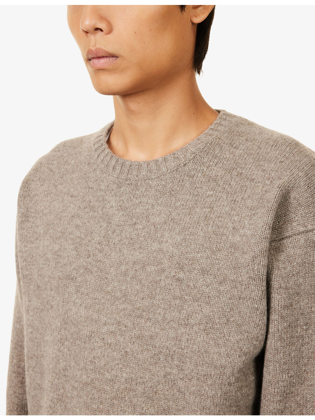 Regular-Fit Crewneck Wool Jumper - 5