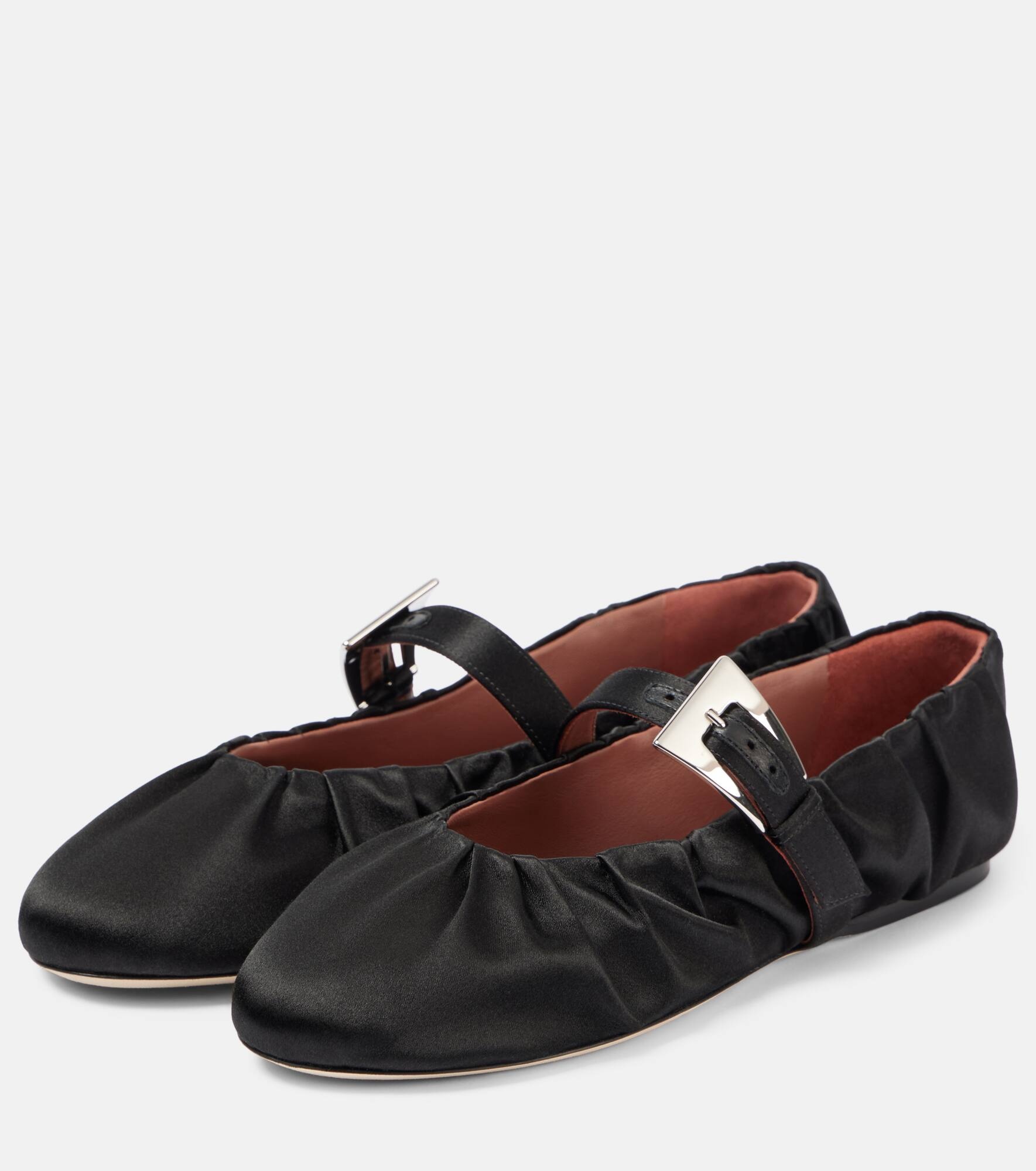 Sveva satin ballet flats - 4