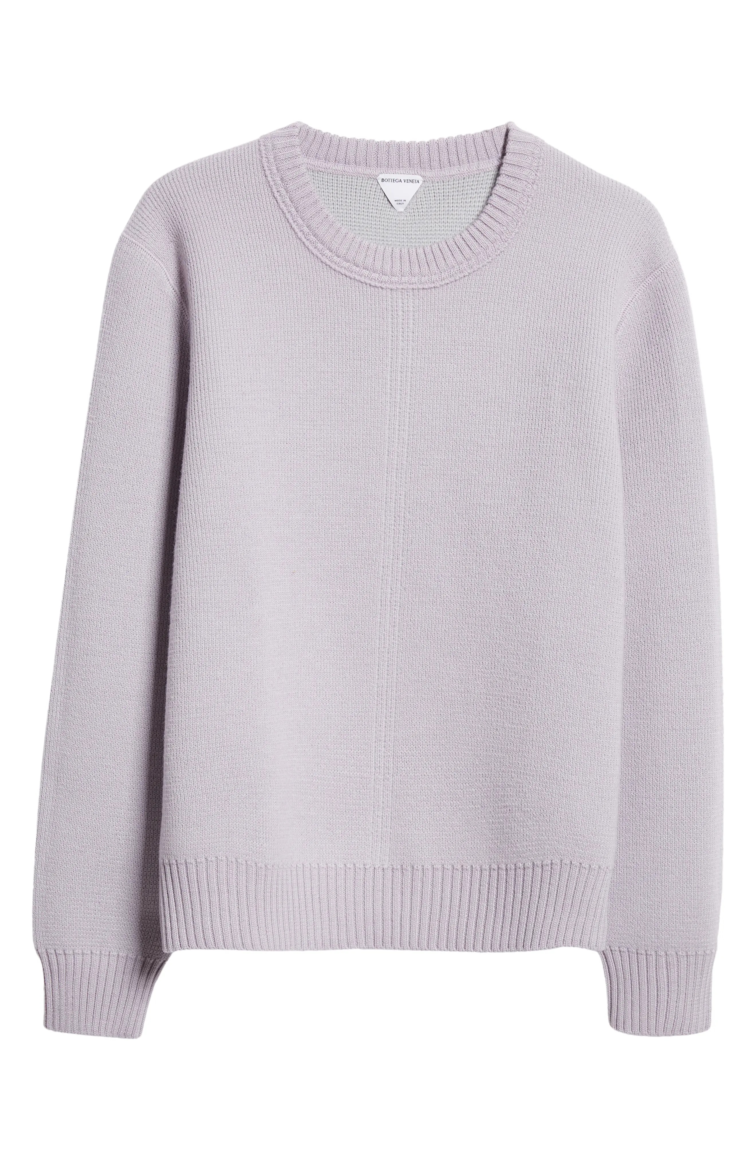Crewneck Wool Milano Stitch Sweater - 5