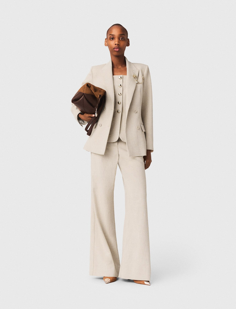 maje Suit jacket with brooch outlook