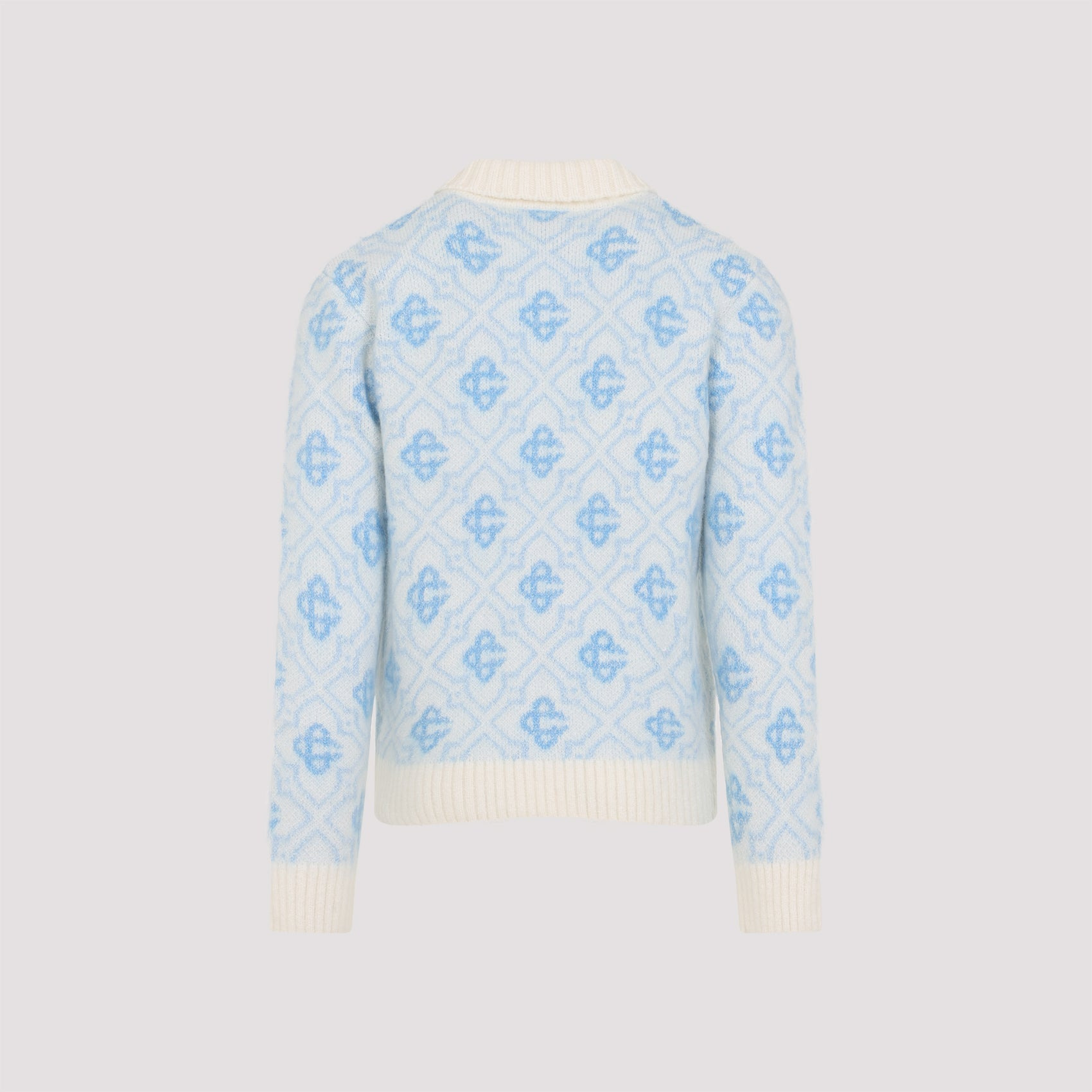Casablanca Monogram Zip Up Sweater Men - 2