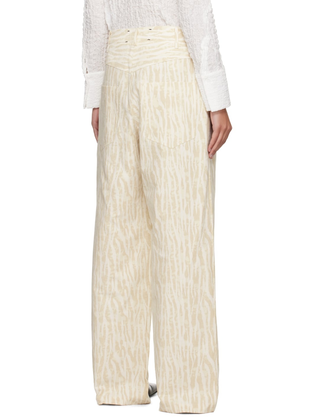 Off-White Wide-Leg Jeans - 3