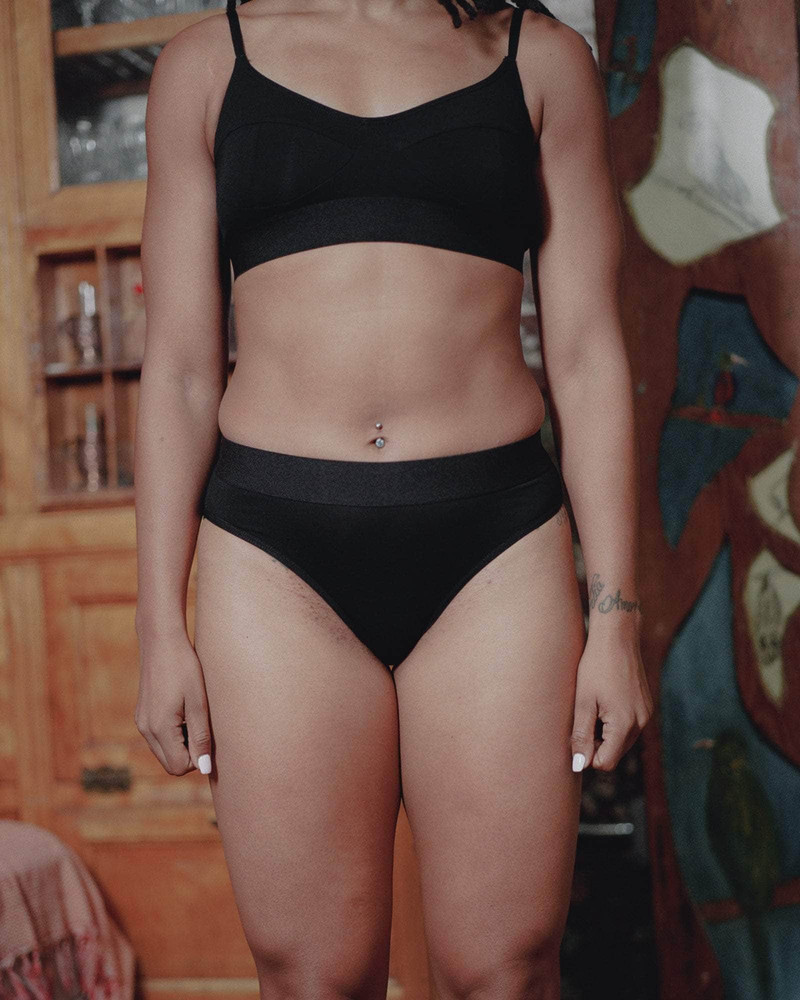 BASERANGE Elastic Bell Pants - Bamboo Jersey outlook