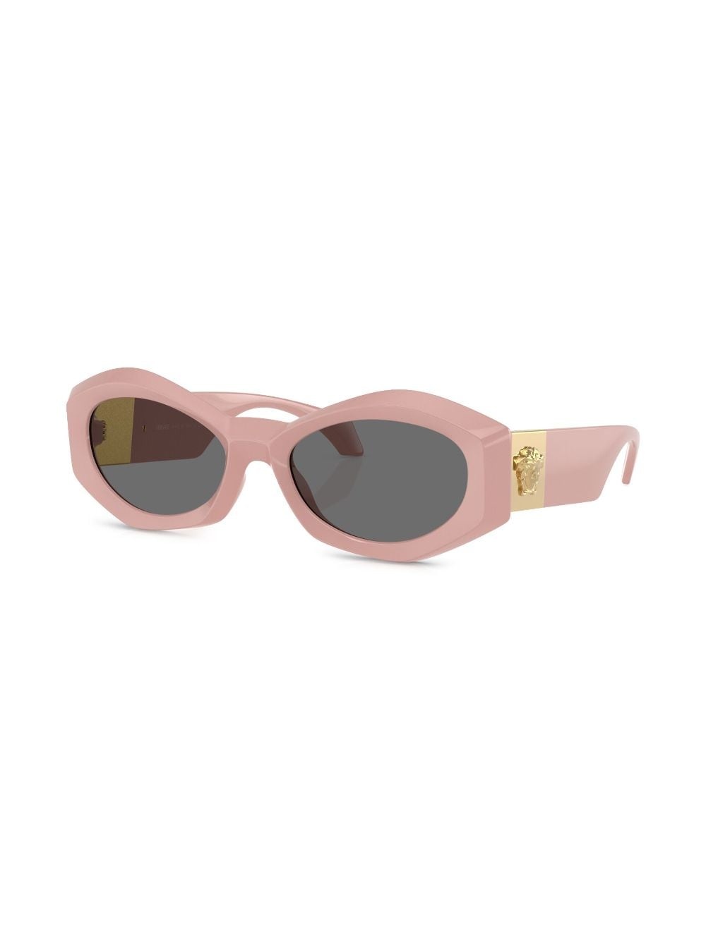 Medusa-plaque oval-frame sunglasses - 2