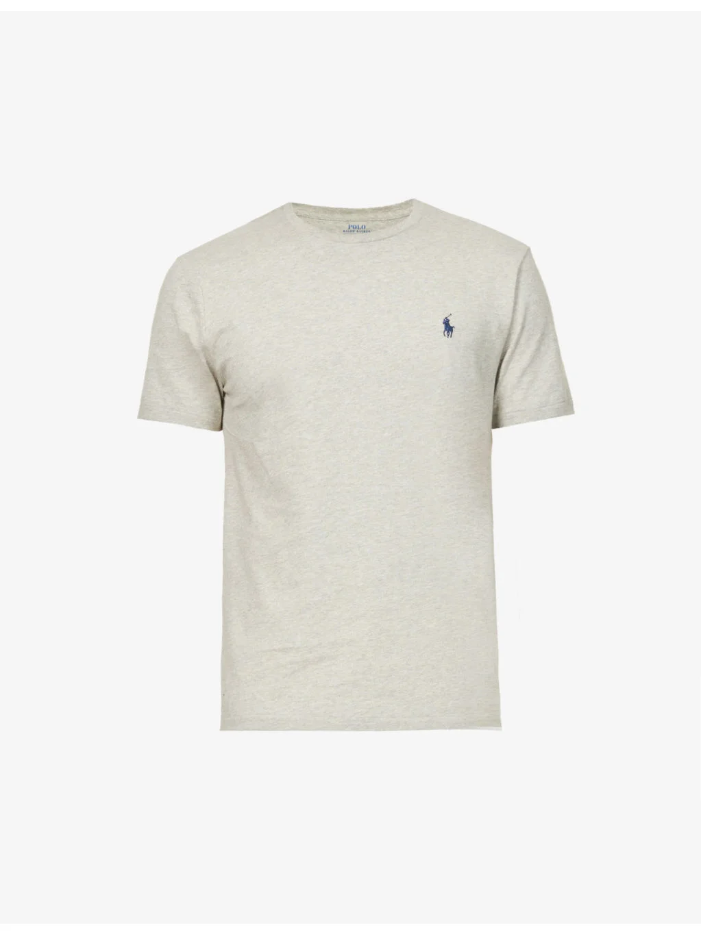 Short-sleeved crewneck cotton-jersey T-shirt - 1