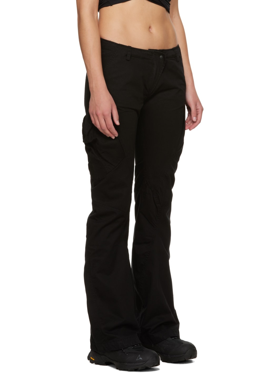 Black Pocket Trousers - 2