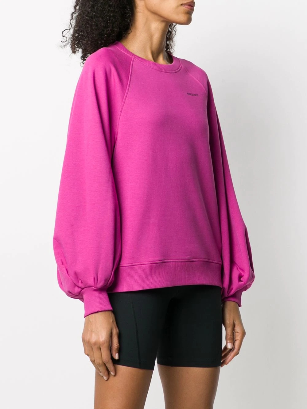 puff-sleeve sweatshirt - 3