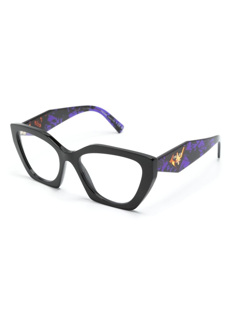 Prada butterfly-frame glasses outlook