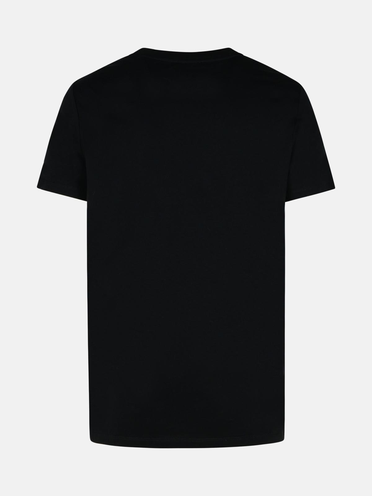 BLACK COTTON T-SHIRT - 3