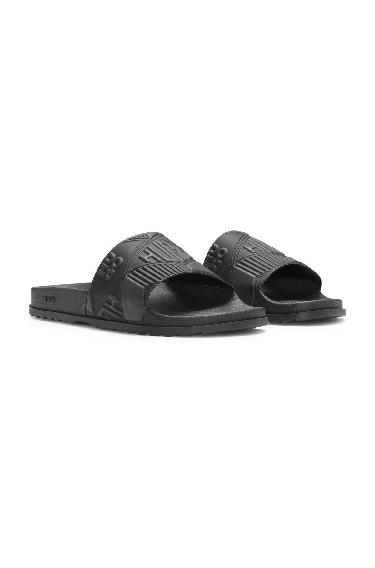 ITALIAN-MADE SLIDES WITH MIXED LOGOS - 2