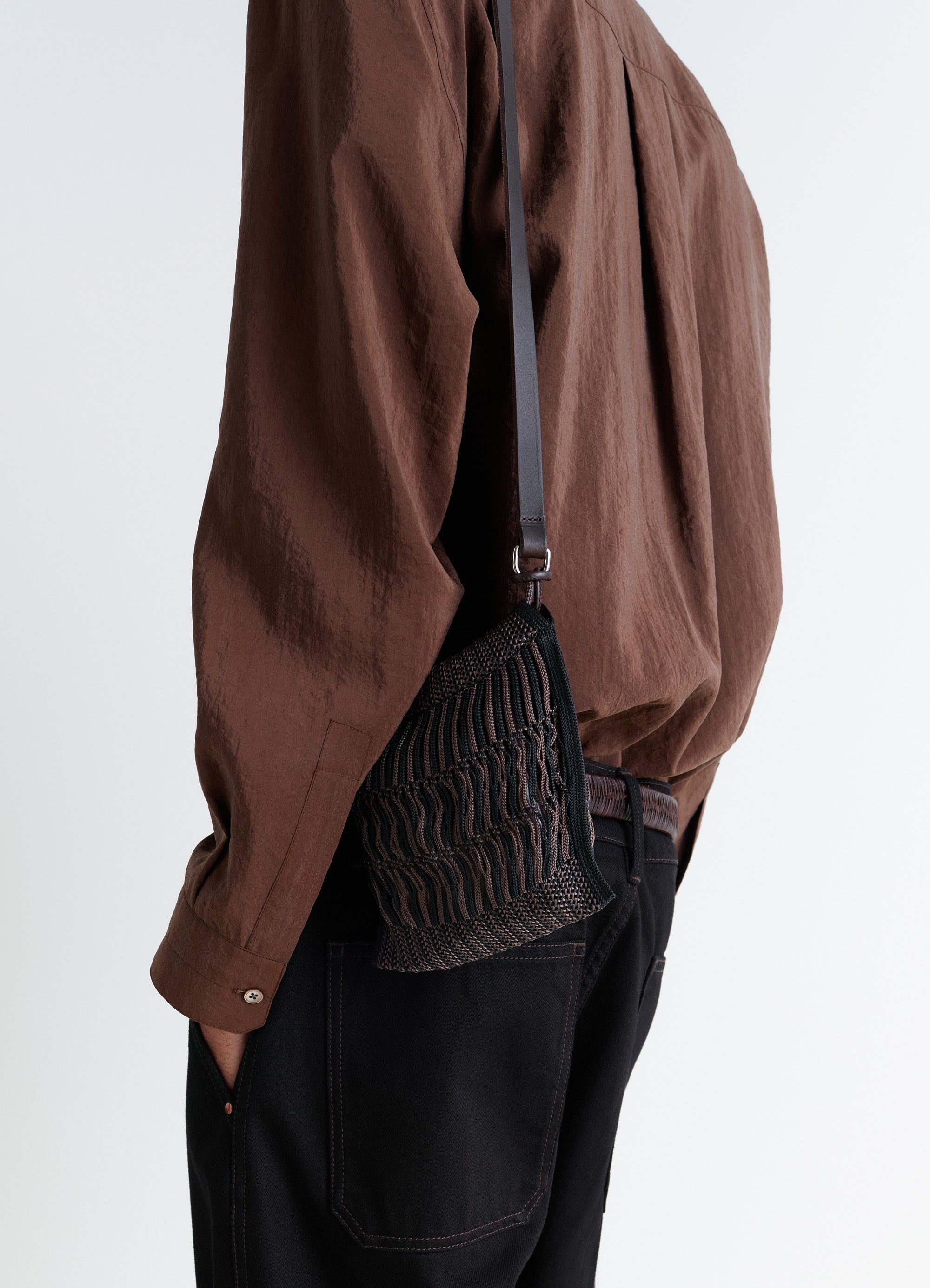 MINI CROSSBODY FILT NET BAG - 3
