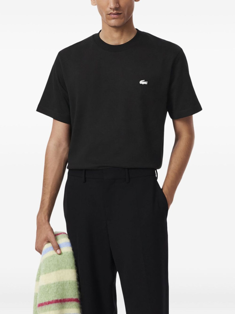 LACOSTE embroidered-crocodile T-shirt outlook