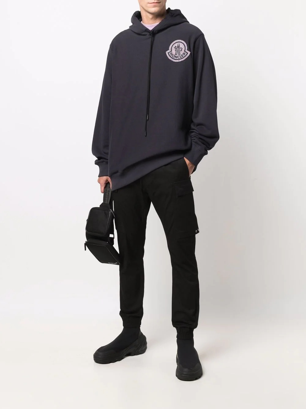 2 Moncler 1952 logo-patch hoodie - 2