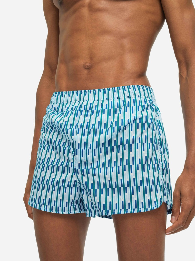 Men's Modern Fit Boxers Ledbury 53 Cotton Batiste Multi 2