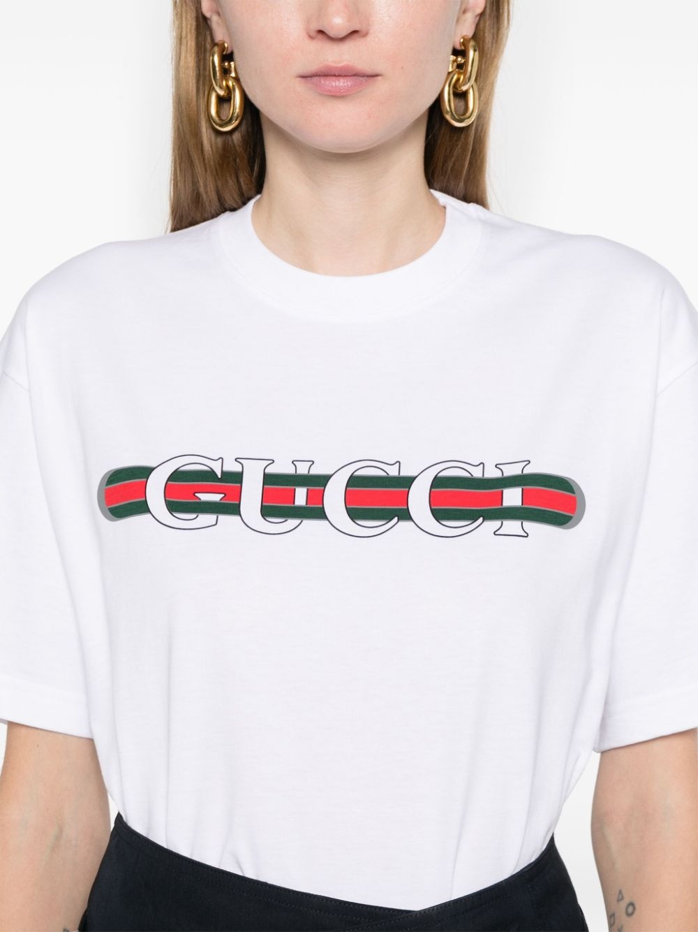 logo-print cotton T-shirt - 5