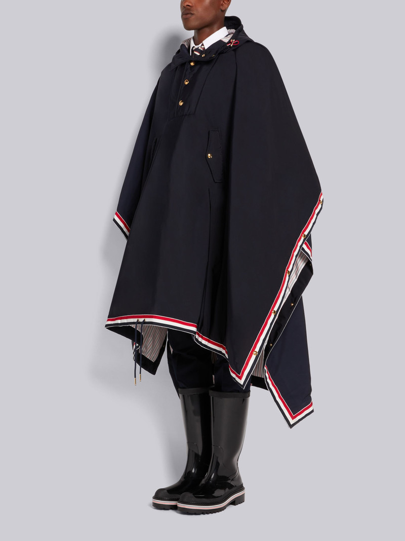 Molded Rubber Stripe Mid Calf Rain Boot 6