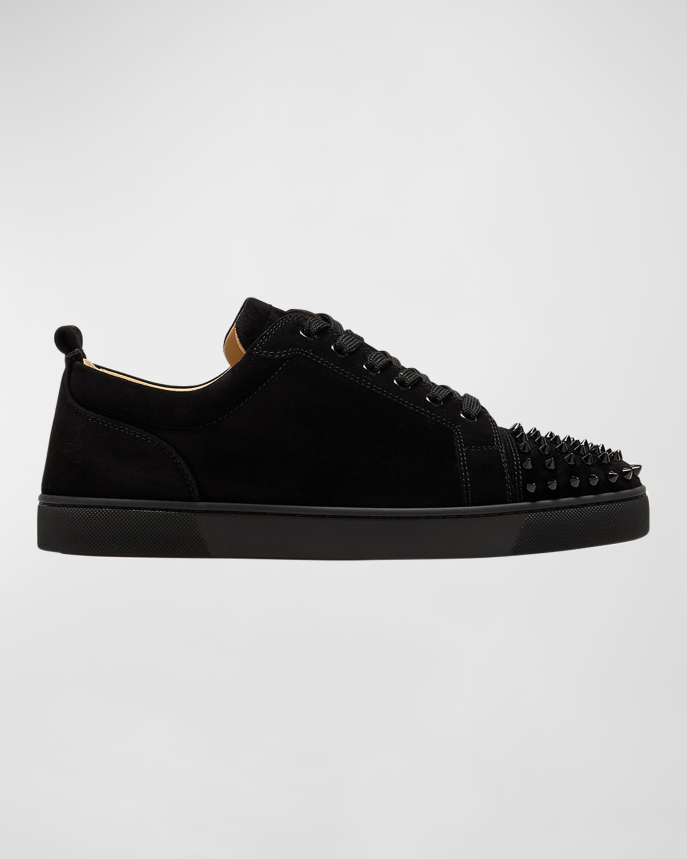 Men's Louis Junior Spikes Leather Low-Top Sneakers - 1