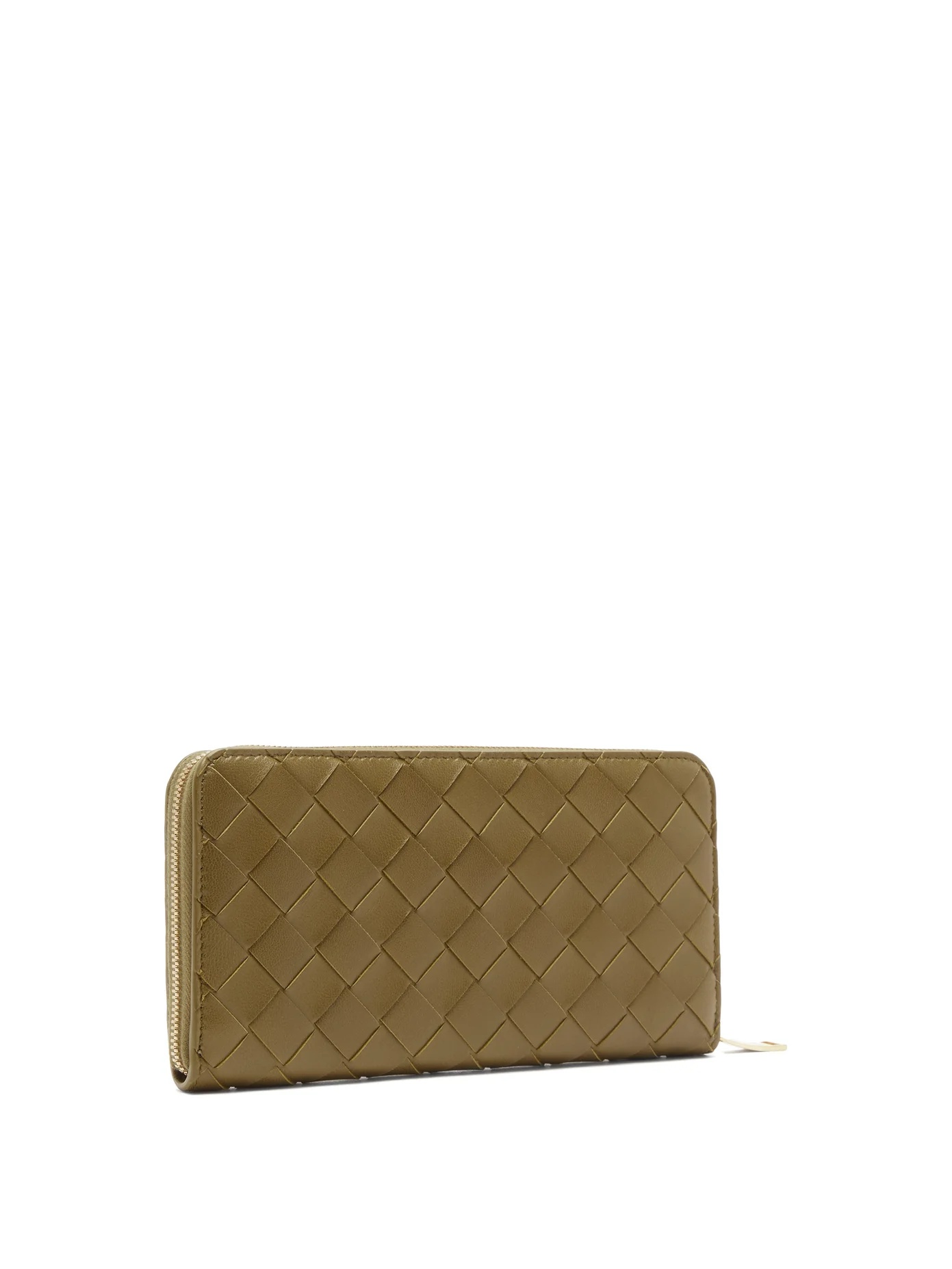 Intrecciato-leather wallet - 2