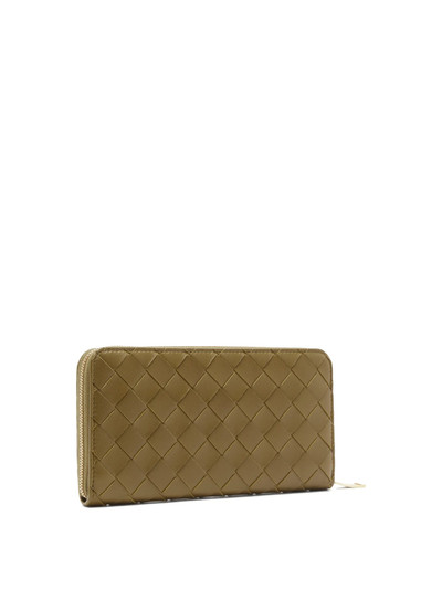 Bottega Veneta Intrecciato-leather wallet outlook